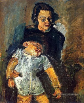 maternité 1942 Chaim Soutine Expressionnisme Peinture à l'huile